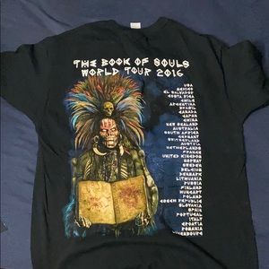 Iron Maiden Book of Souls Tour T-shirt, limited
